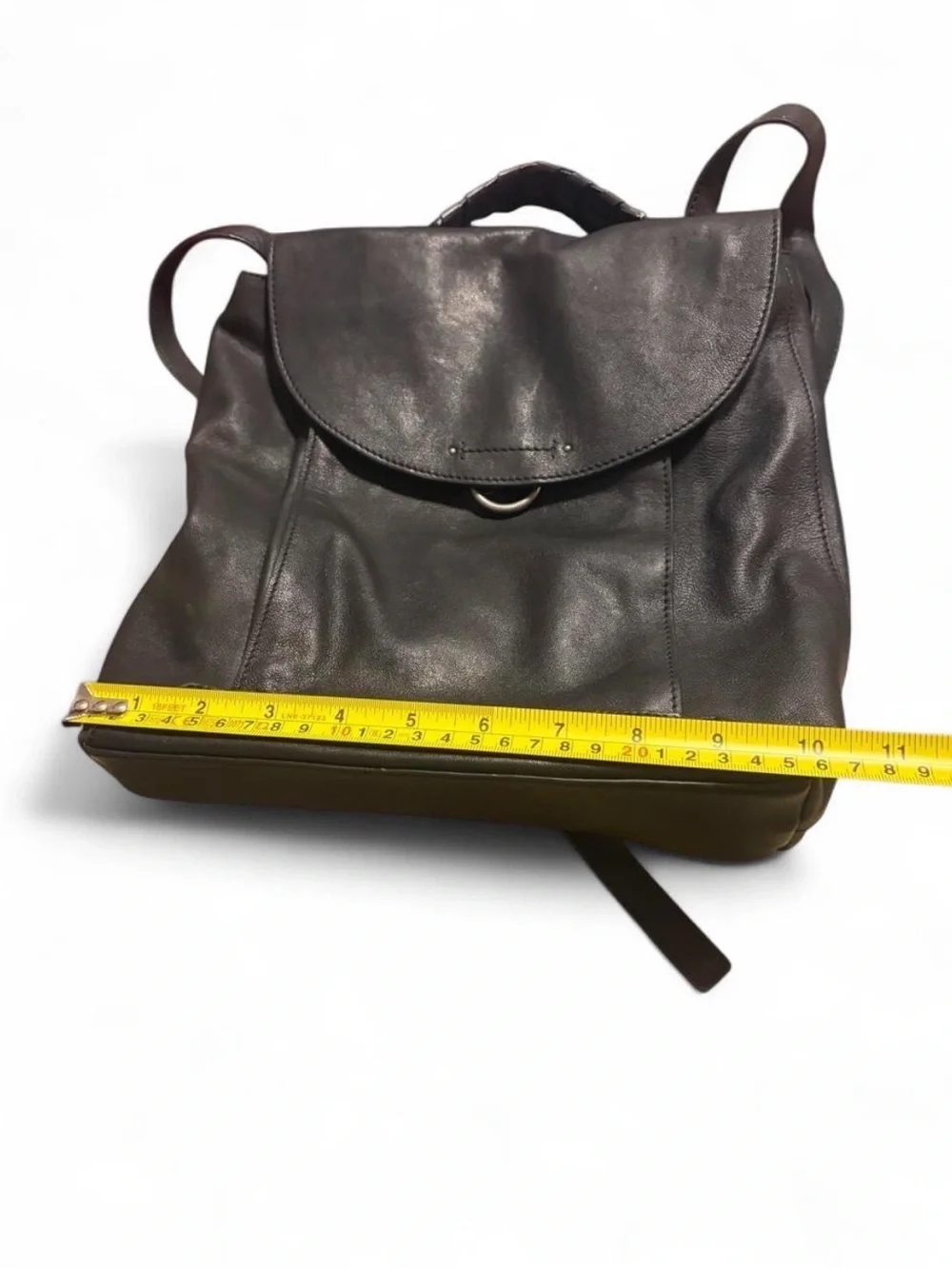 Lucky Brand Backpack Vala Black Leather Adjustable Straps